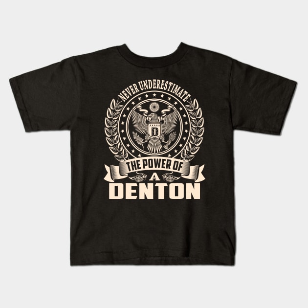 DENTON Kids T-Shirt by Darlasy